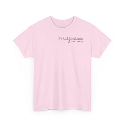 Frictionless Lab Tools Tee | crossed pipette and spoon science graphic