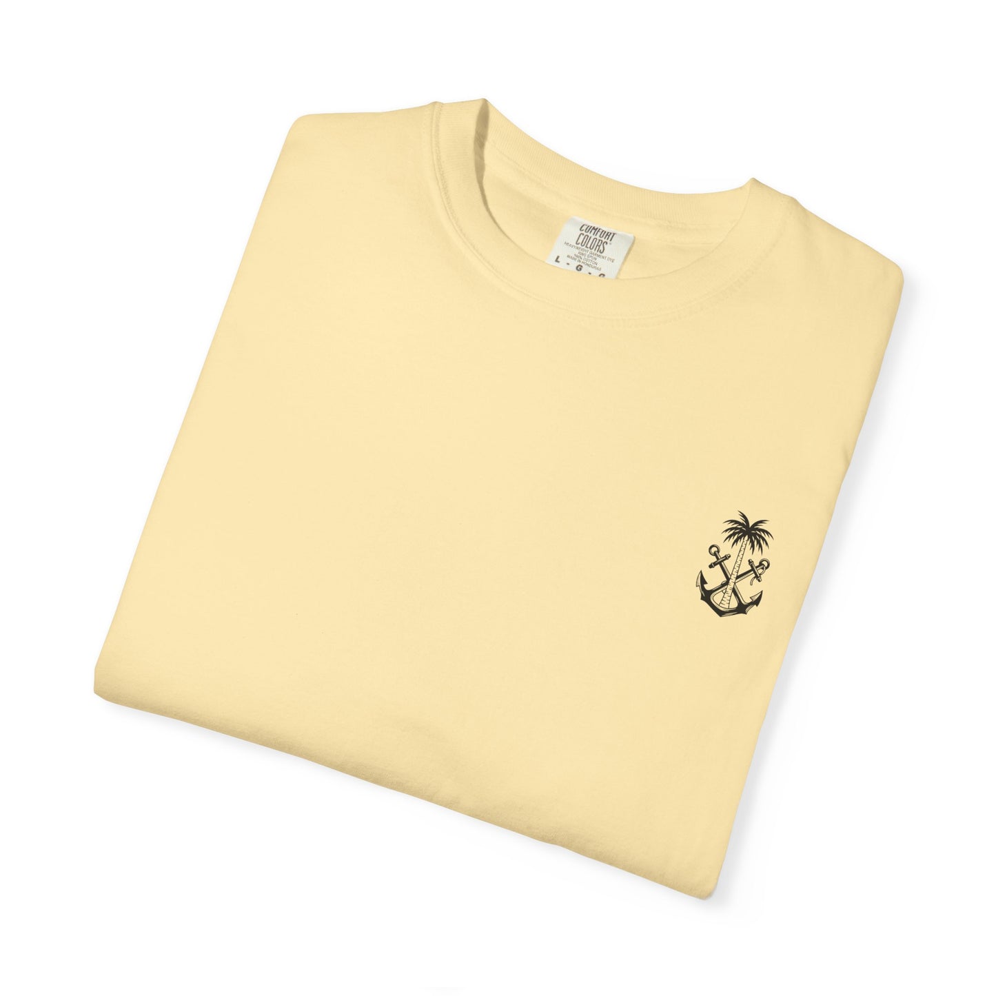 Sunset Lighthouse Graphic T-Shirt — Coastal Vintage Beach Vibe