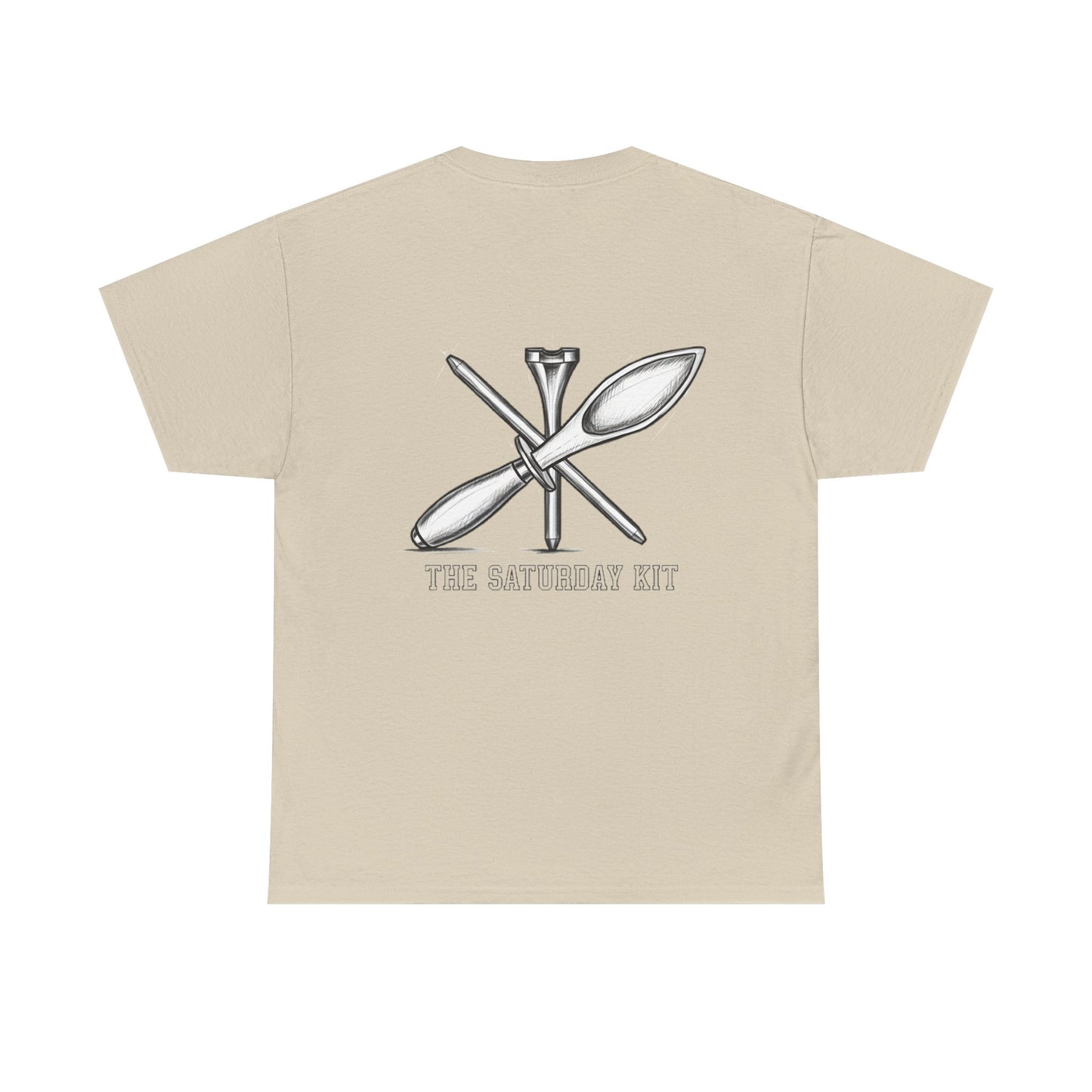 Frictionless Lab Tools Tee | crossed pipette and spoon science graphic