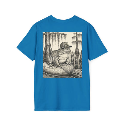 Swamp King Bullfrog Tee, Southern Toad Graphic, Duck Hunting Humor, Camo Frog Shirt, Lowcountry Marsh Apparel