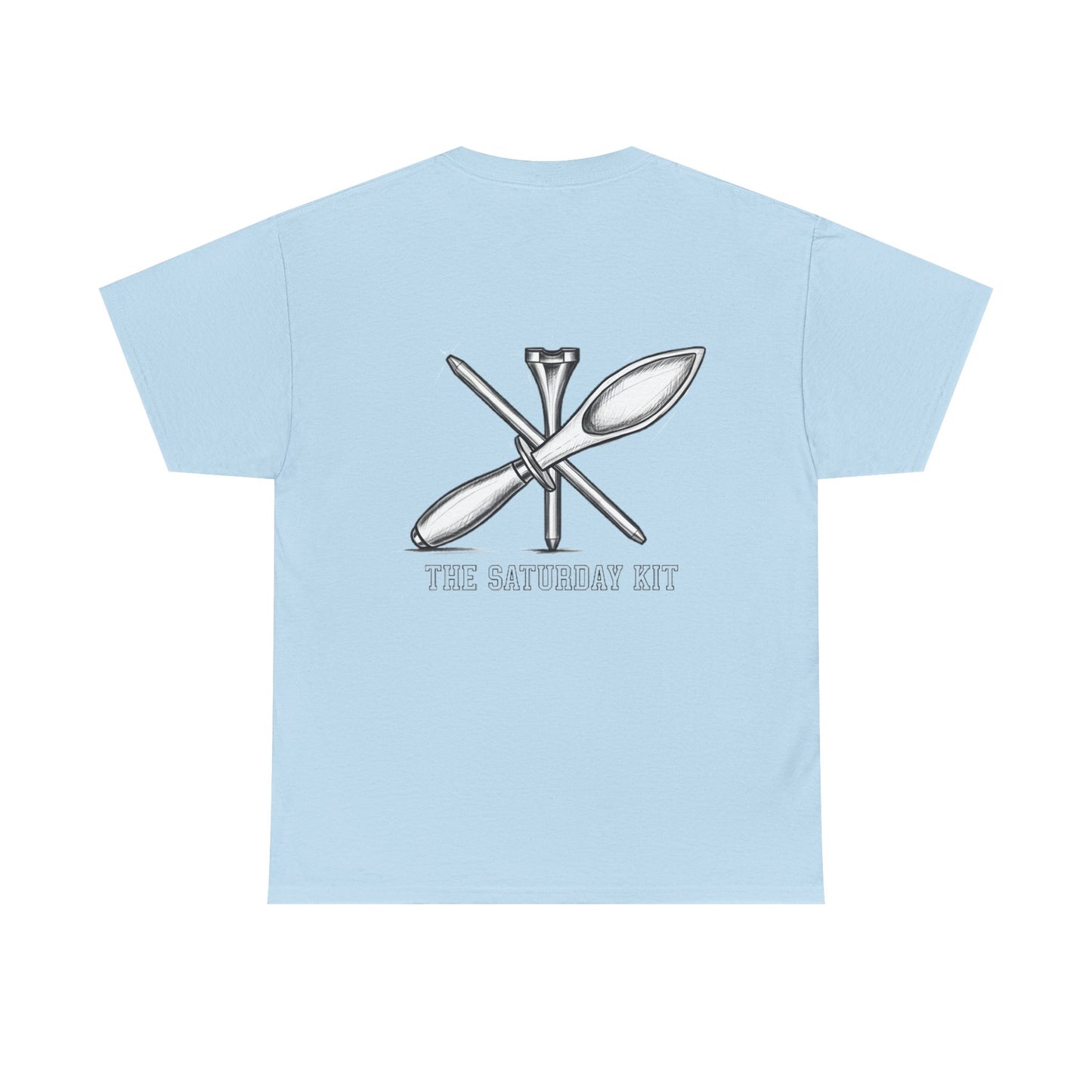 Frictionless Lab Tools Tee | crossed pipette and spoon science graphic