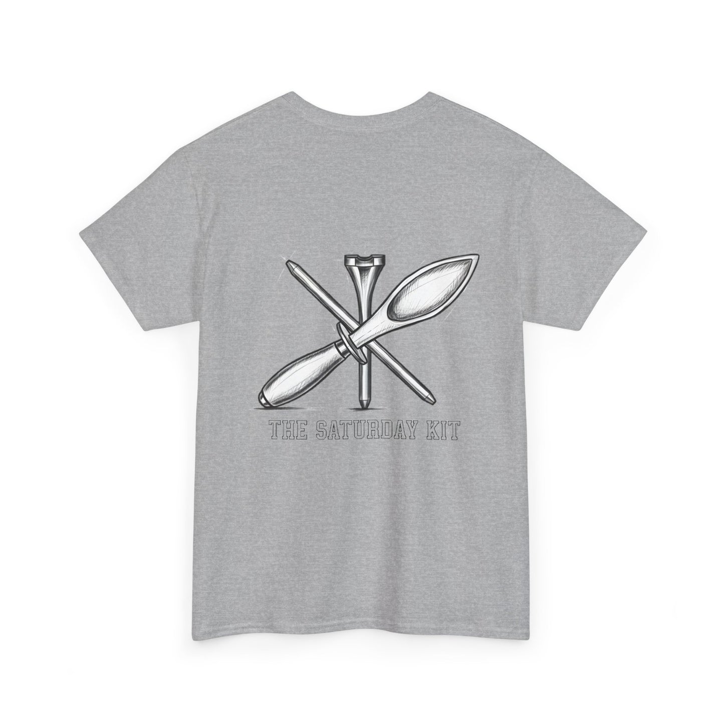 Frictionless Lab Tools Tee | crossed pipette and spoon science graphic
