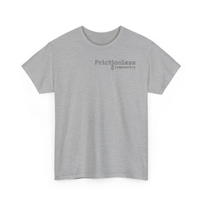 Frictionless Lab Tools Tee | crossed pipette and spoon science graphic