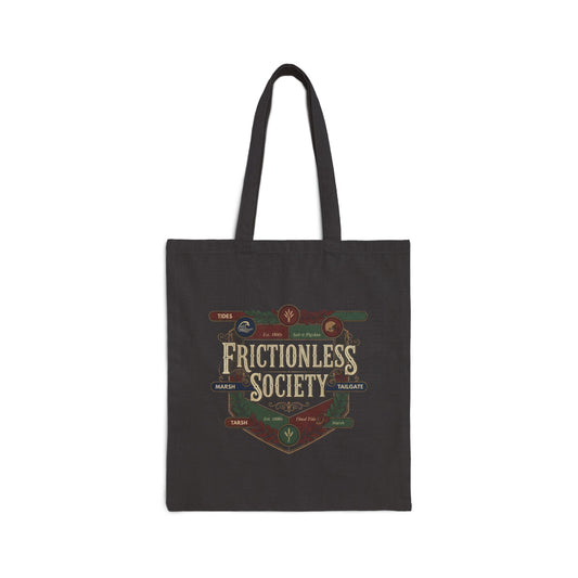 Occult Society Tote, tarot typography, esoteric print canvas tote