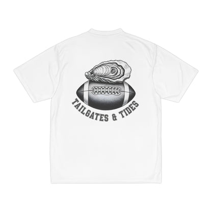 Tailgates & Tides Football Oyster T-Shirt | Coastal Tailgate Tee