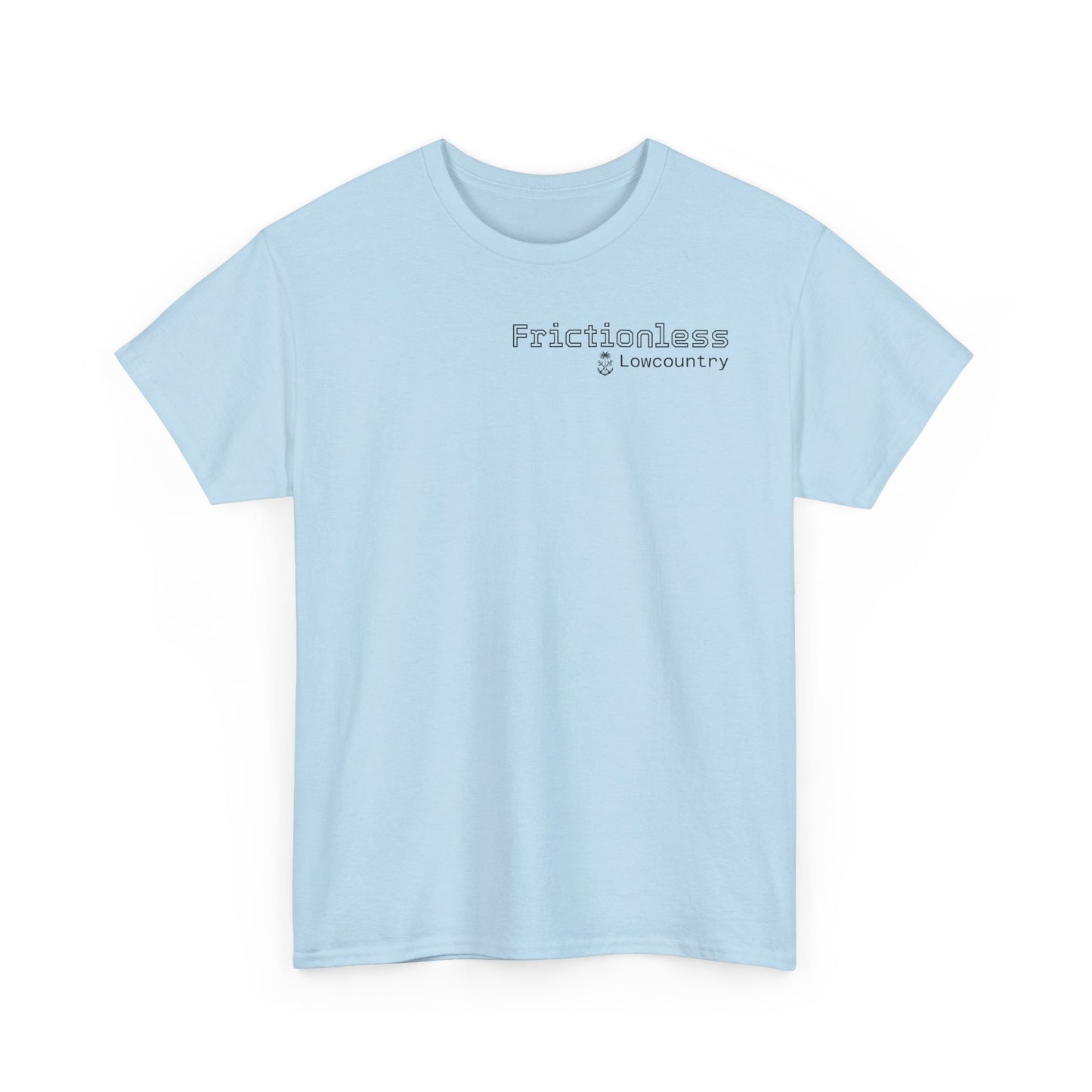 Frictionless Lab Tools Tee | crossed pipette and spoon science graphic