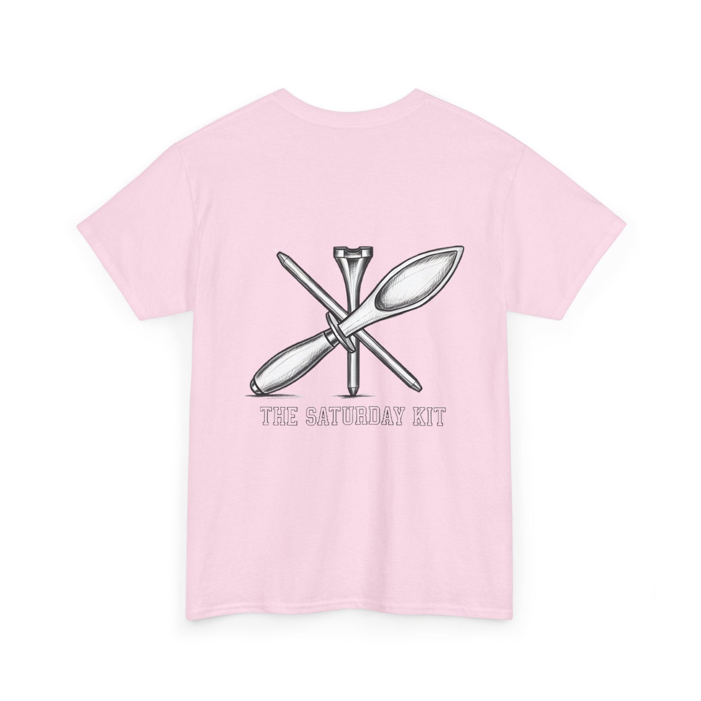 Frictionless Lab Tools Tee | crossed pipette and spoon science graphic