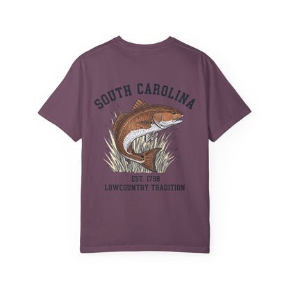 South Carolina Redfish T-Shirt  Lowcountry Tradition Back