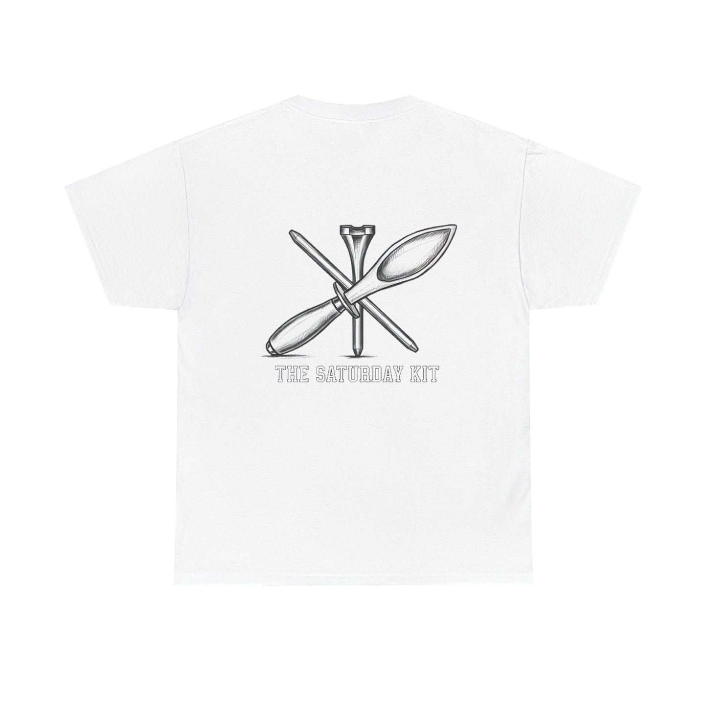 Frictionless Lab Tools Tee | crossed pipette and spoon science graphic