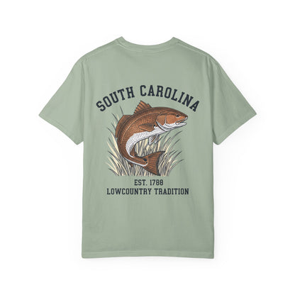 South Carolina Redfish T-Shirt  Lowcountry Tradition Back