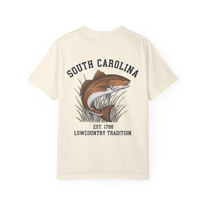 South Carolina Redfish T-Shirt  Lowcountry Tradition Back