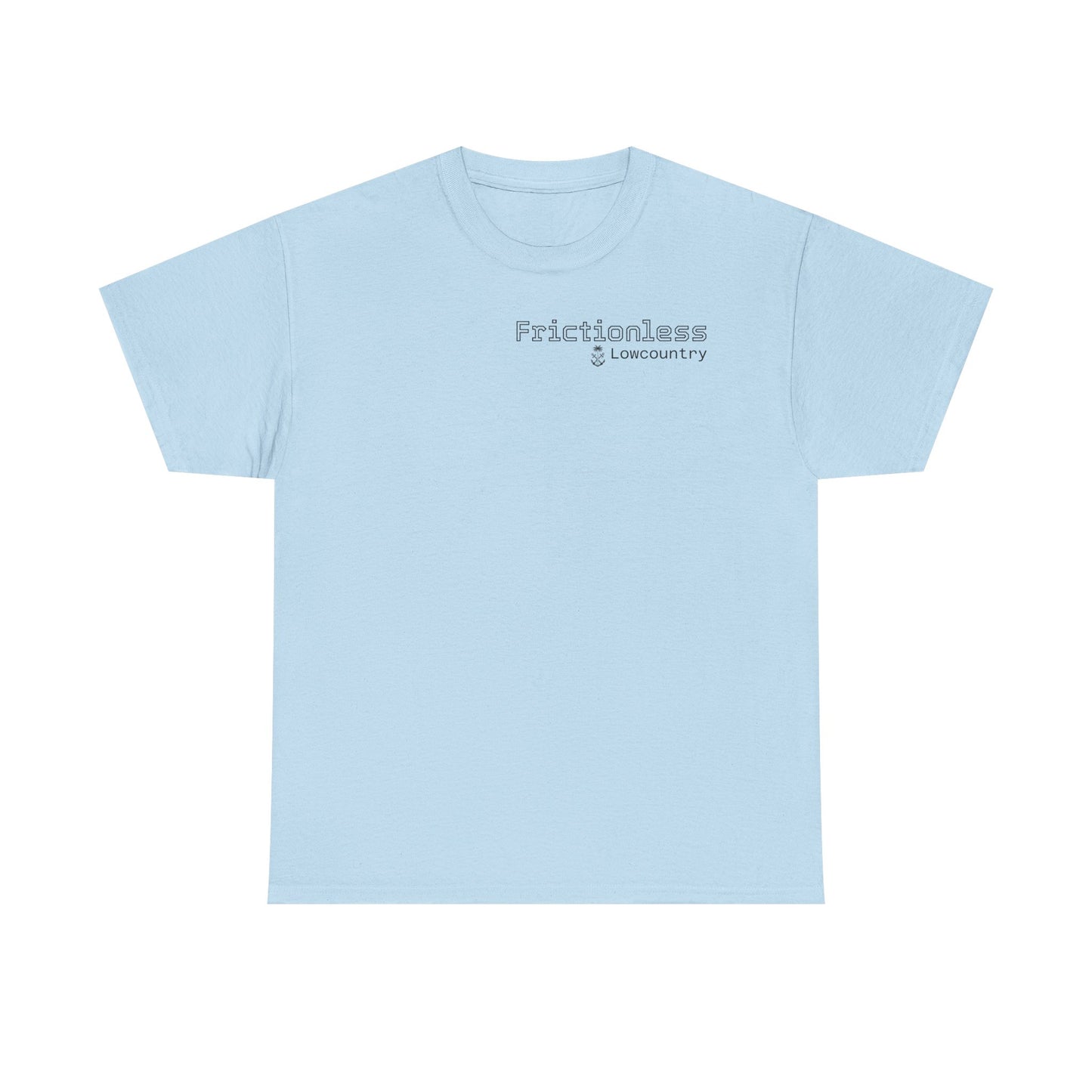 Frictionless Lab Tools Tee | crossed pipette and spoon science graphic