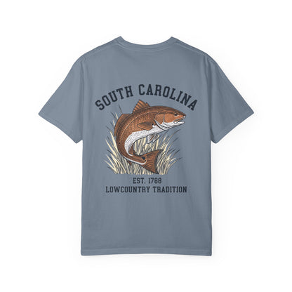 South Carolina Redfish T-Shirt  Lowcountry Tradition Back