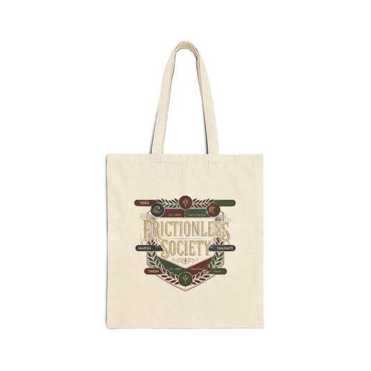 Occult Society Tote, tarot typography, esoteric print canvas tote