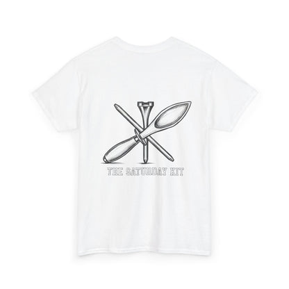 Frictionless Lab Tools Tee | crossed pipette and spoon science graphic