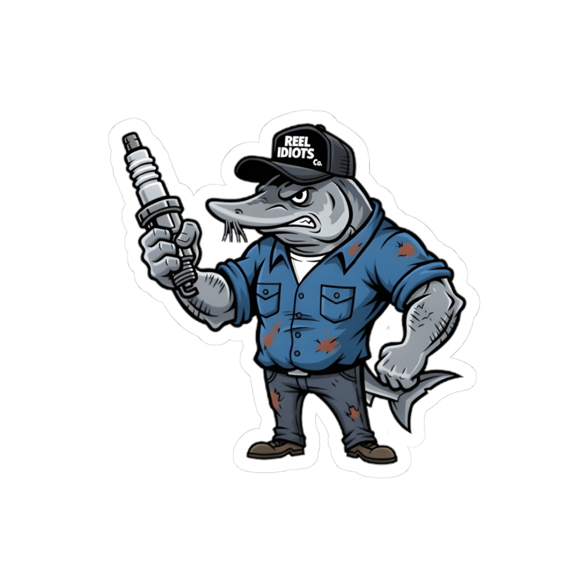 The Motor City Sturgeon Decal