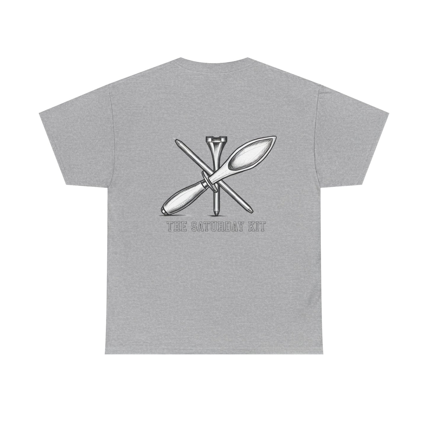 Frictionless Lab Tools Tee | crossed pipette and spoon science graphic