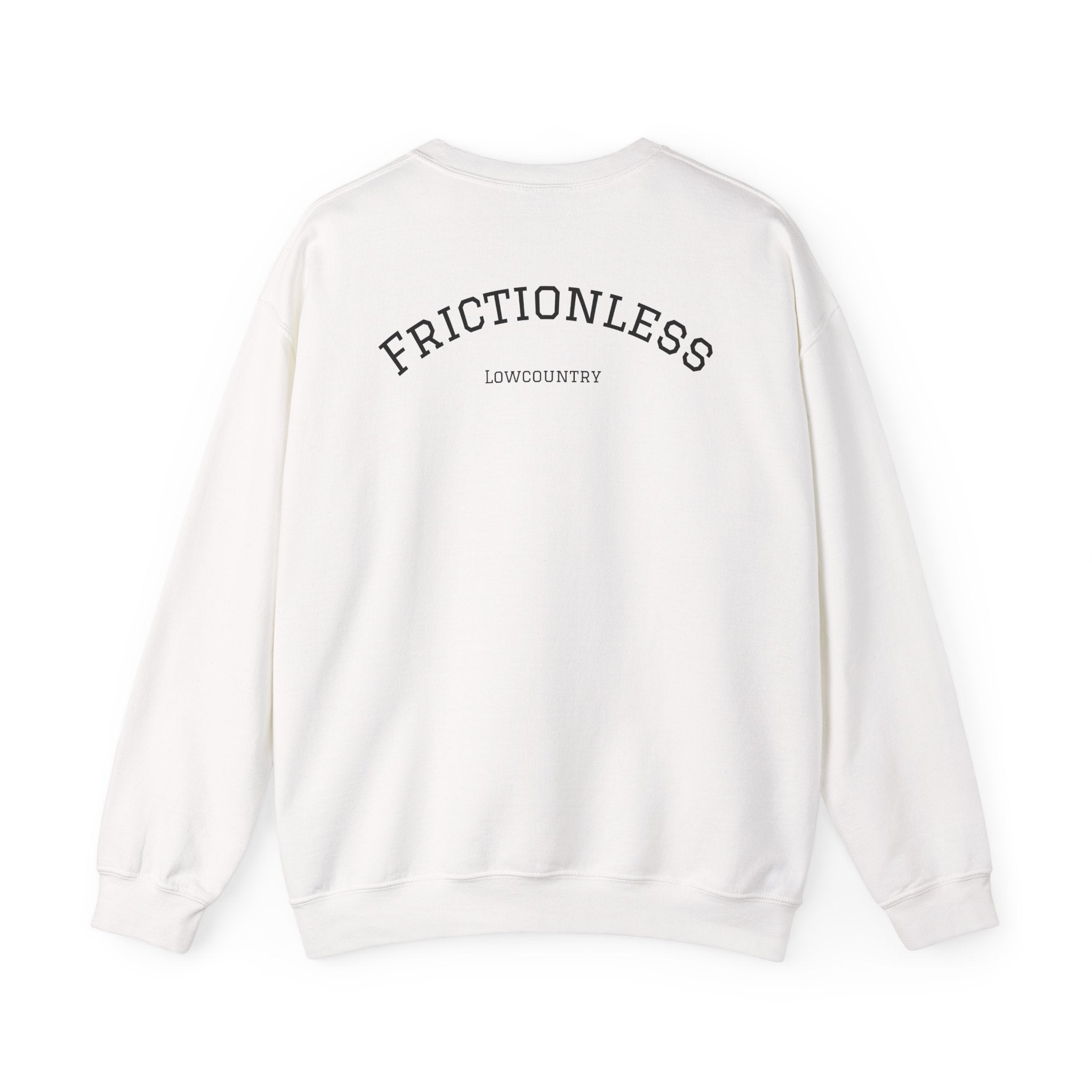 Fishing Sweatshirt — "Reel Idiots Fishing Co." Graphic Crewneck (Frictionless Back)