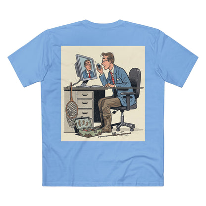 Born to Fish Forced to Work Tee | Fishing Bass Graphic T-Shirt