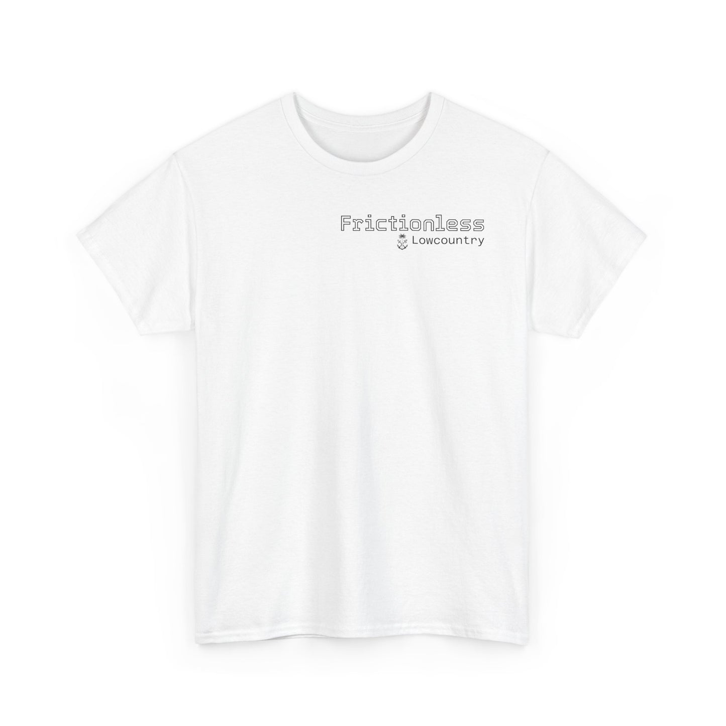 Frictionless Lab Tools Tee | crossed pipette and spoon science graphic