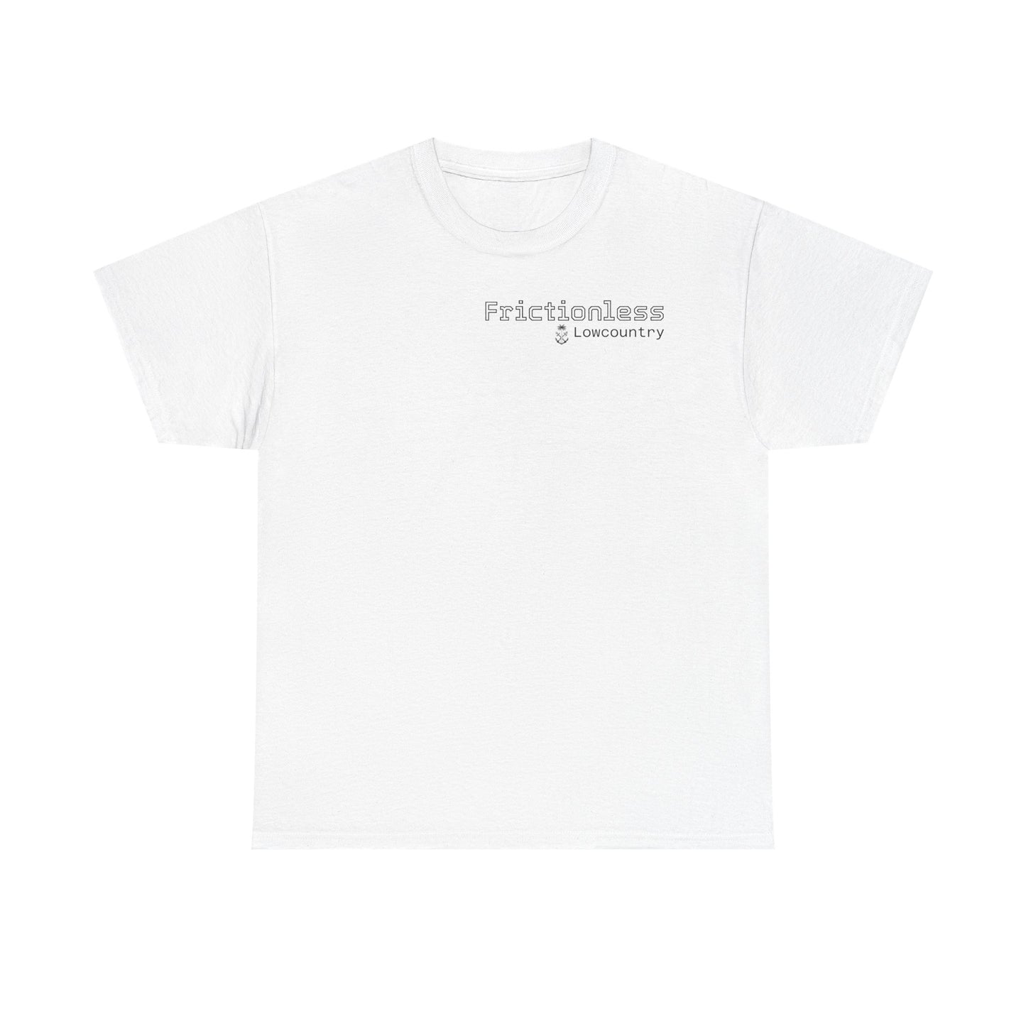 Frictionless Lab Tools Tee | crossed pipette and spoon science graphic