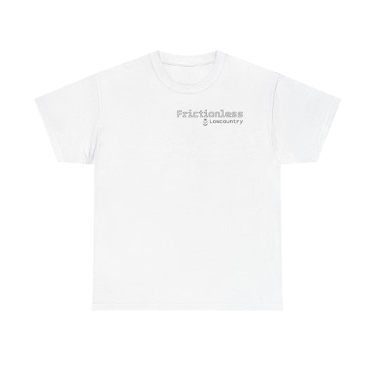 Frictionless Lab Tools Tee | crossed pipette and spoon science graphic