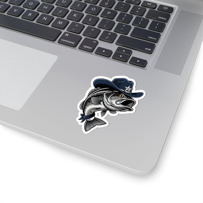 The Lone Star Bass Decal