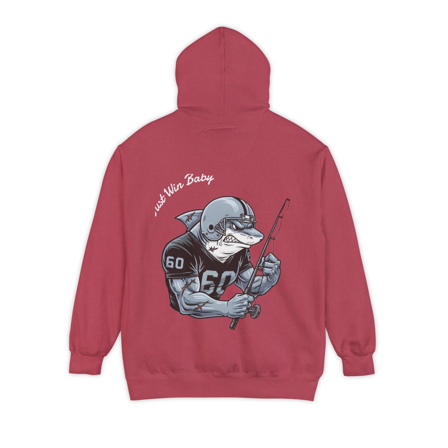 The Silver & Black Bull Shark Hoodie Tailgates Tides Series